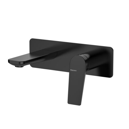 Línea Wave Black - Lavatorio de Pared Monocomando