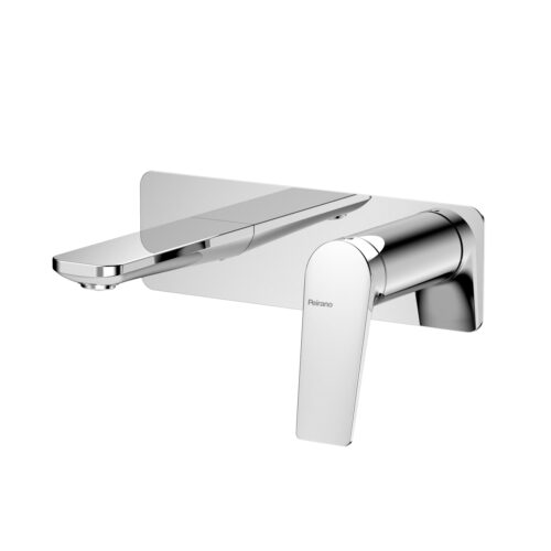 Línea Wave Cromo - Lavatorio de Pared Monocomando