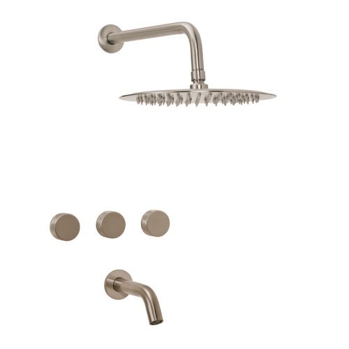 Linea Fabric - Ducha bicomando Niquel